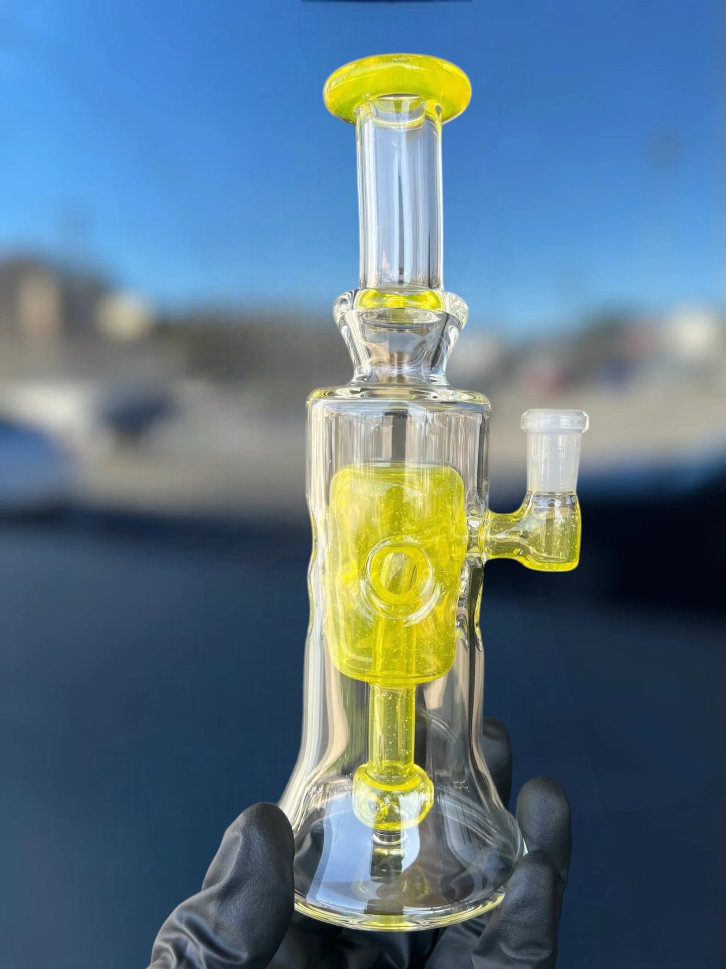 Lemon Drop Fab Hanger by Evan Chait Glassworks