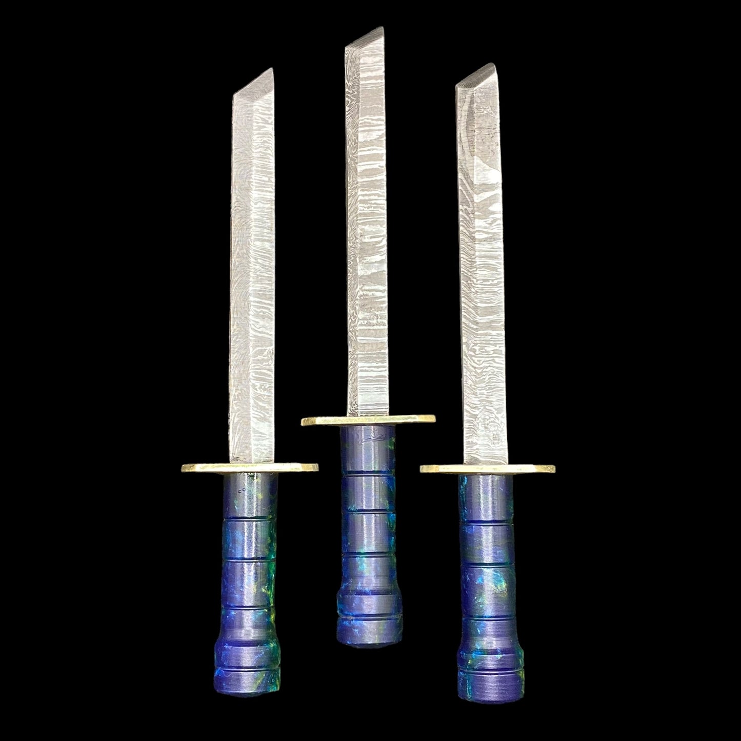 Damascus HK Knives - Damascus Steel Katana Dabber