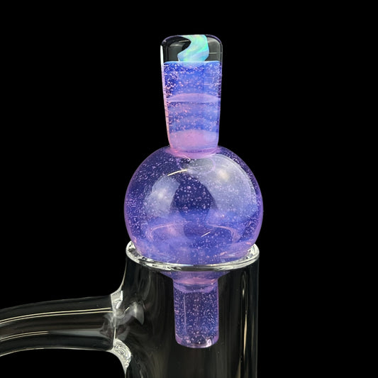 Dabfigalo - 25mm Purple Lilac w/ White Opal Bubble Cap