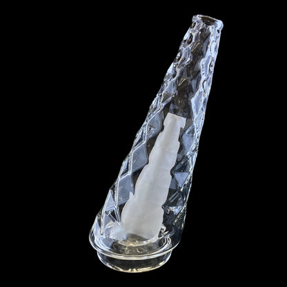 Geometric Clear Cone Attachment for Puffco Peak