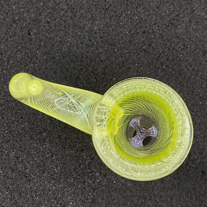 Brian Sheridan - 14mm 3-Hole Glass Bowl Slide - Lime Offset Retti