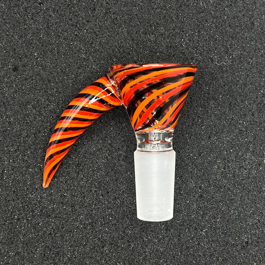 420 Glass - 14mm Single Hole Glass Bowl Slide