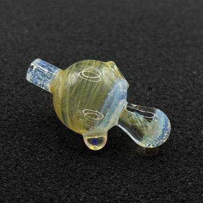 Dabfigalo - 25mm Fume w/ Ghost Accents Bubble Cap