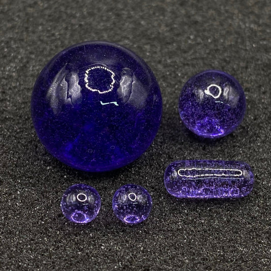 Purple Lollipop Marble Set - 5 Piece