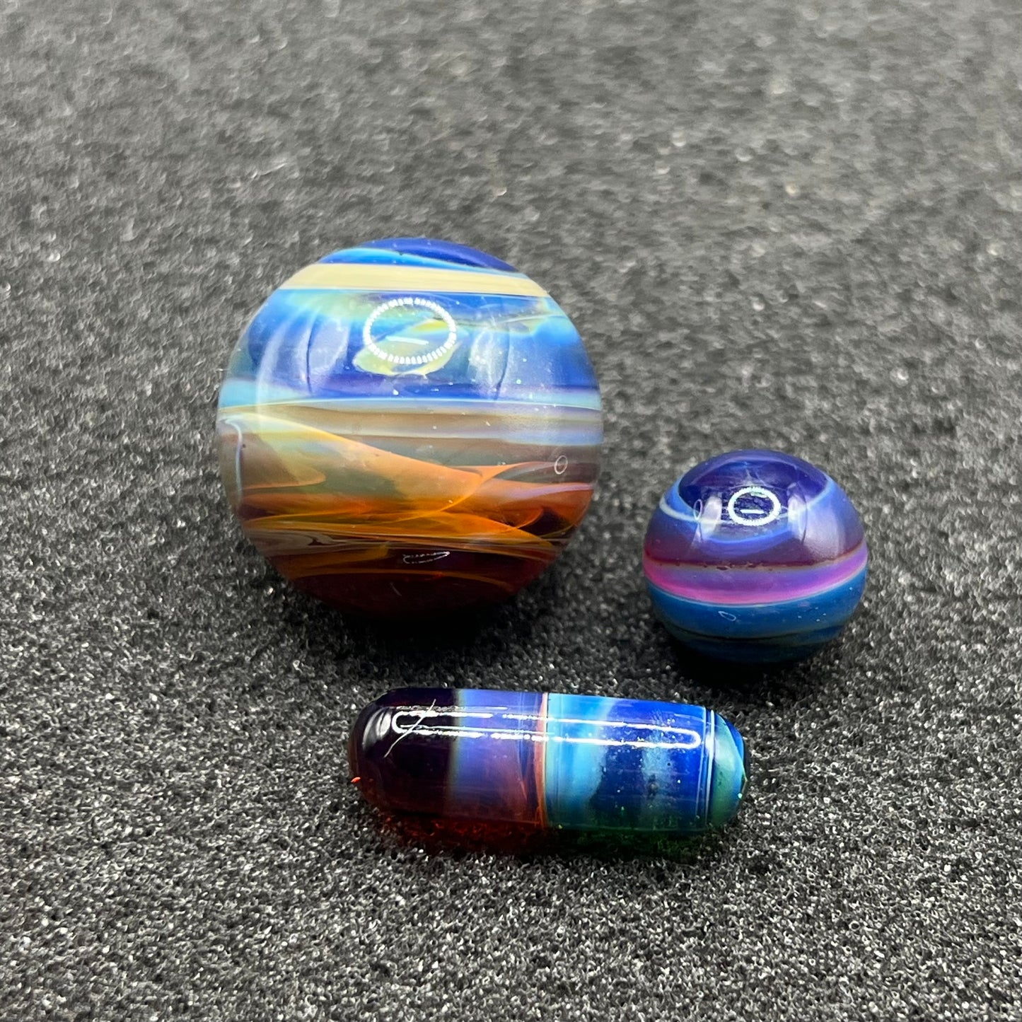 Captain Tokez Dual Color Marble Set - IO Star / Amber Purple