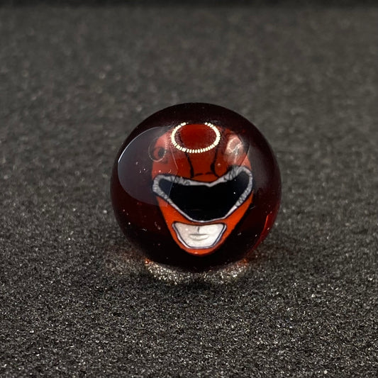 Keys Glass - Red  Power Ranger  Marble Top