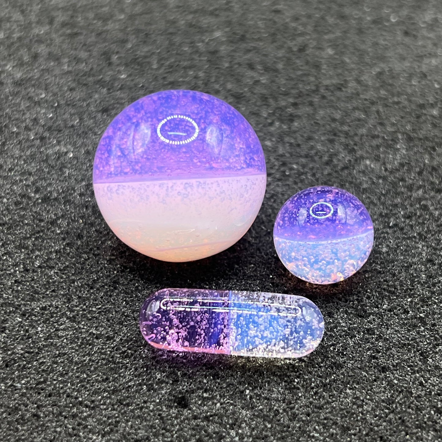 Captain Tokez Dual Color Marble Set - Lilac / Secret White