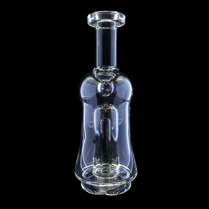 Clear / Grey Glass Bubbler Attachment for Puffco Peak