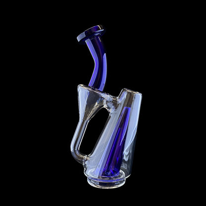 Cobalt Blue Recycler Attachment for Puffco Peak