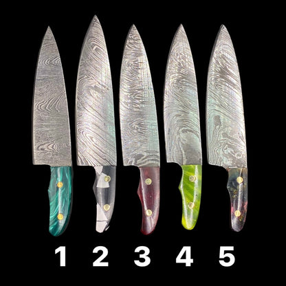 Damascus HK Knives - Kitchen Knife Dabber