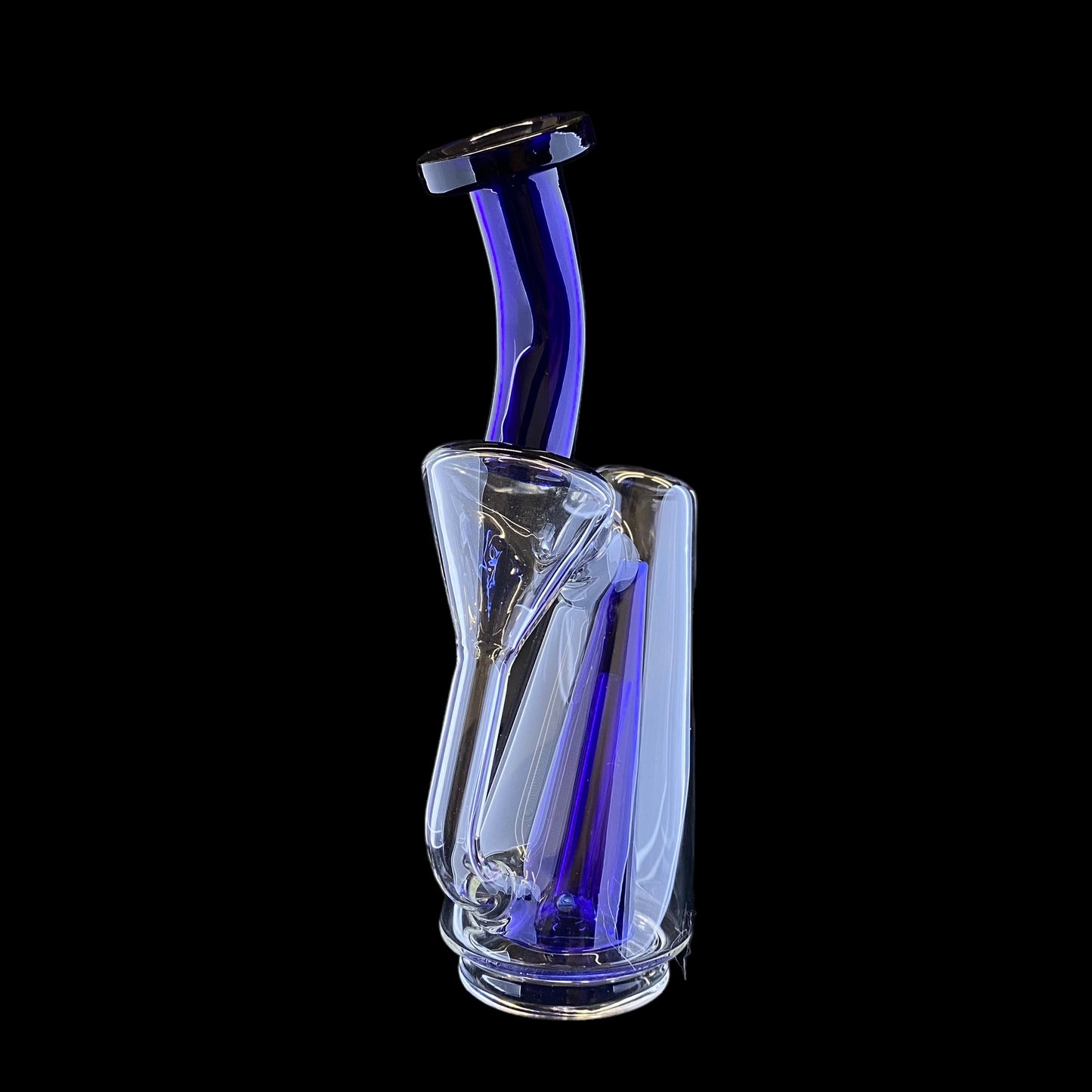 Cobalt Blue Recycler Attachment for Puffco Peak