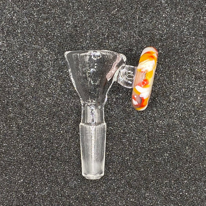 904 Pizza Boy - 10mm Cheese Pizza Slice Glass Bowl Slide