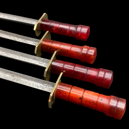 Damascus HK Knives - Damascus Steel Katana Dabber