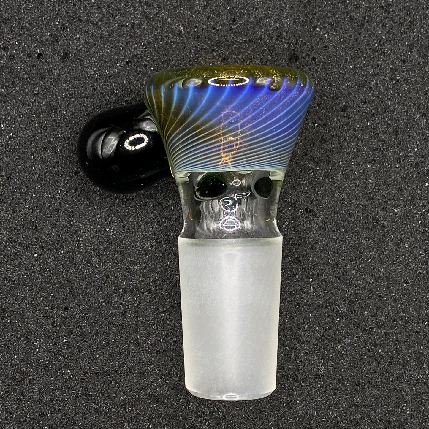 Brian Sheridan - 18mm 3-Hole Glass Bowl Slide - IO Star / Galaxy