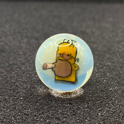 Keys Glass - Homer Simpson Marble Top