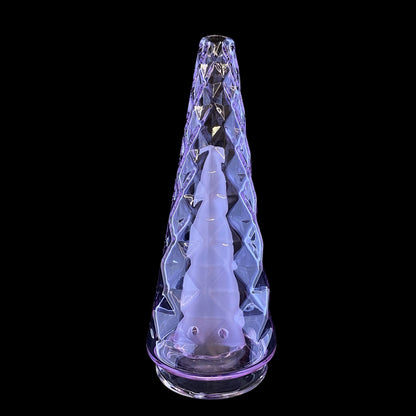 Geometric Purple Cone Attachment for Puffco Peak