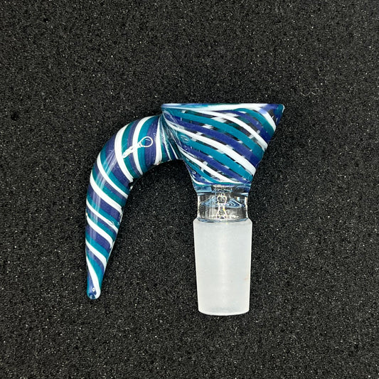 420 Glass - 14mm Single Hole Glass Bowl Slide