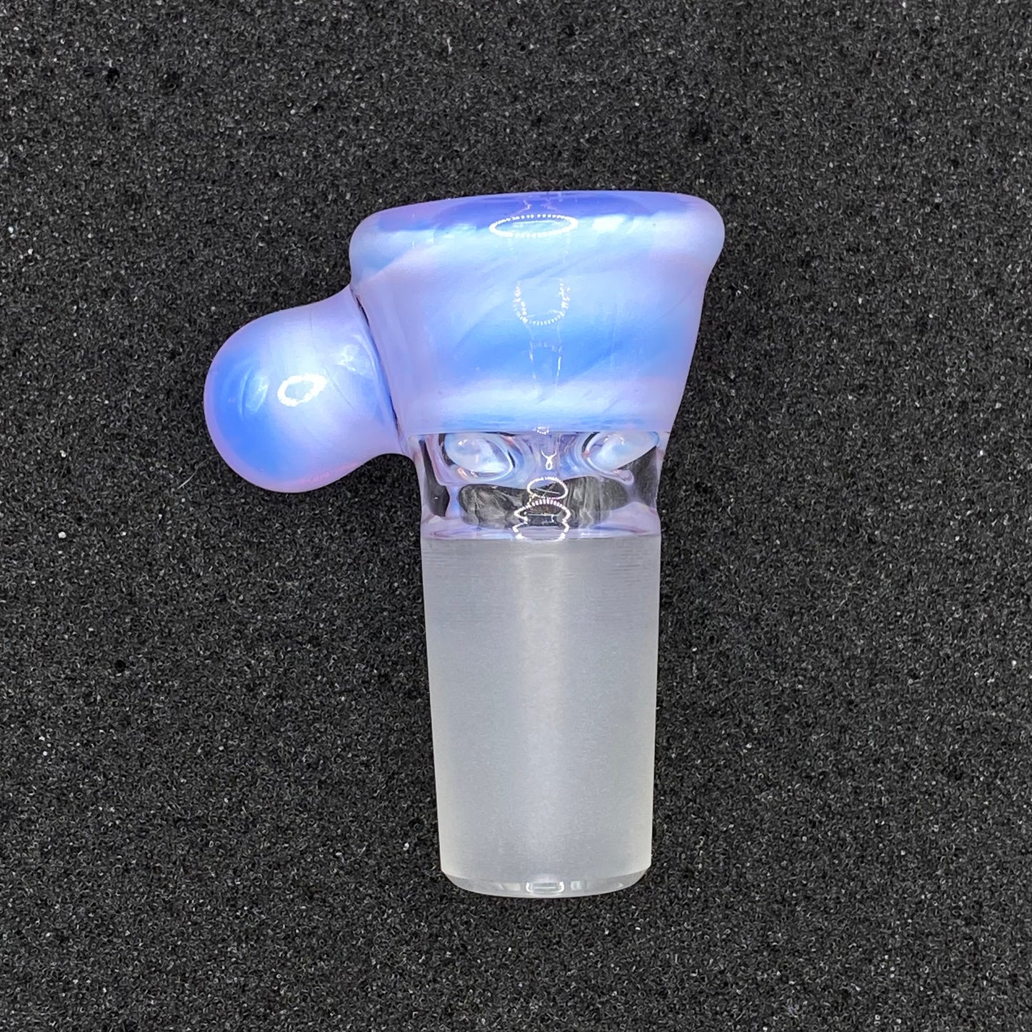 Brian Sheridan - 18mm 3-Hole Glass Bowl Slide - Lucid