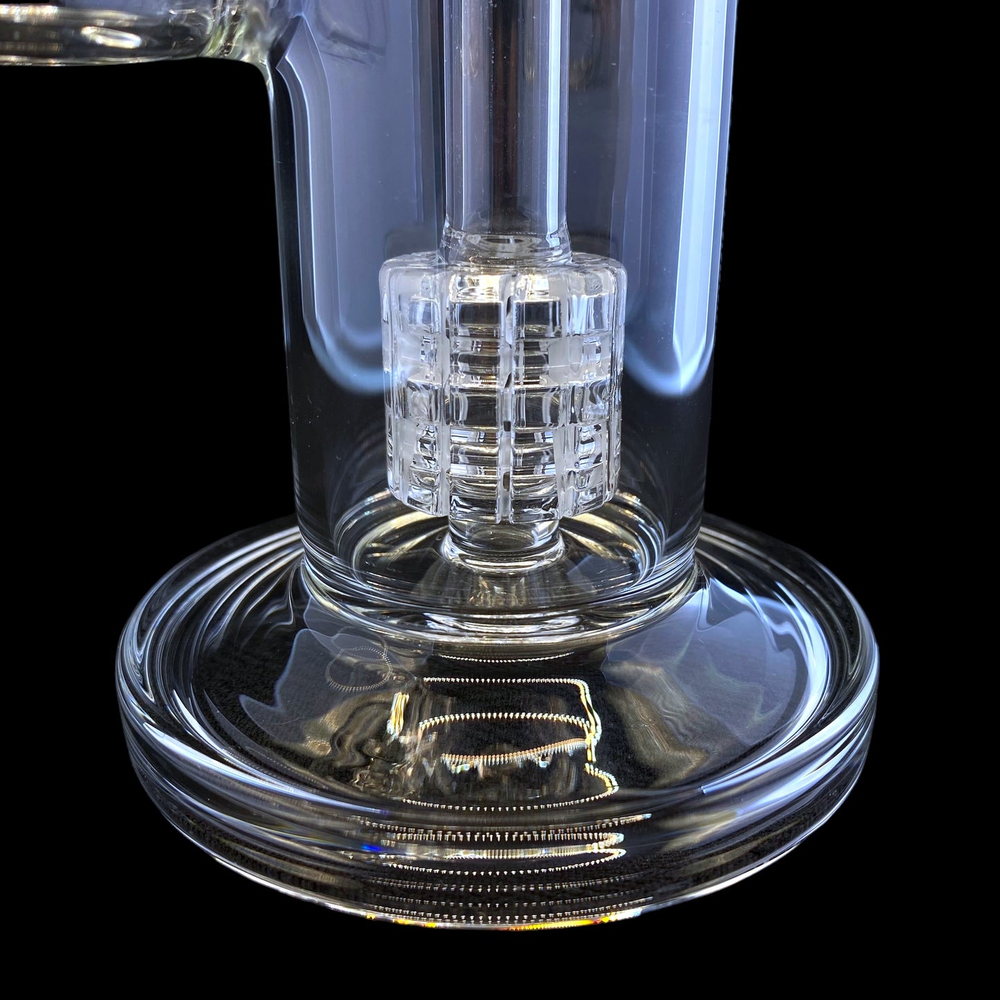 Clear Glass Matrix Perc Bubbler Attachment for Puffco Proxy