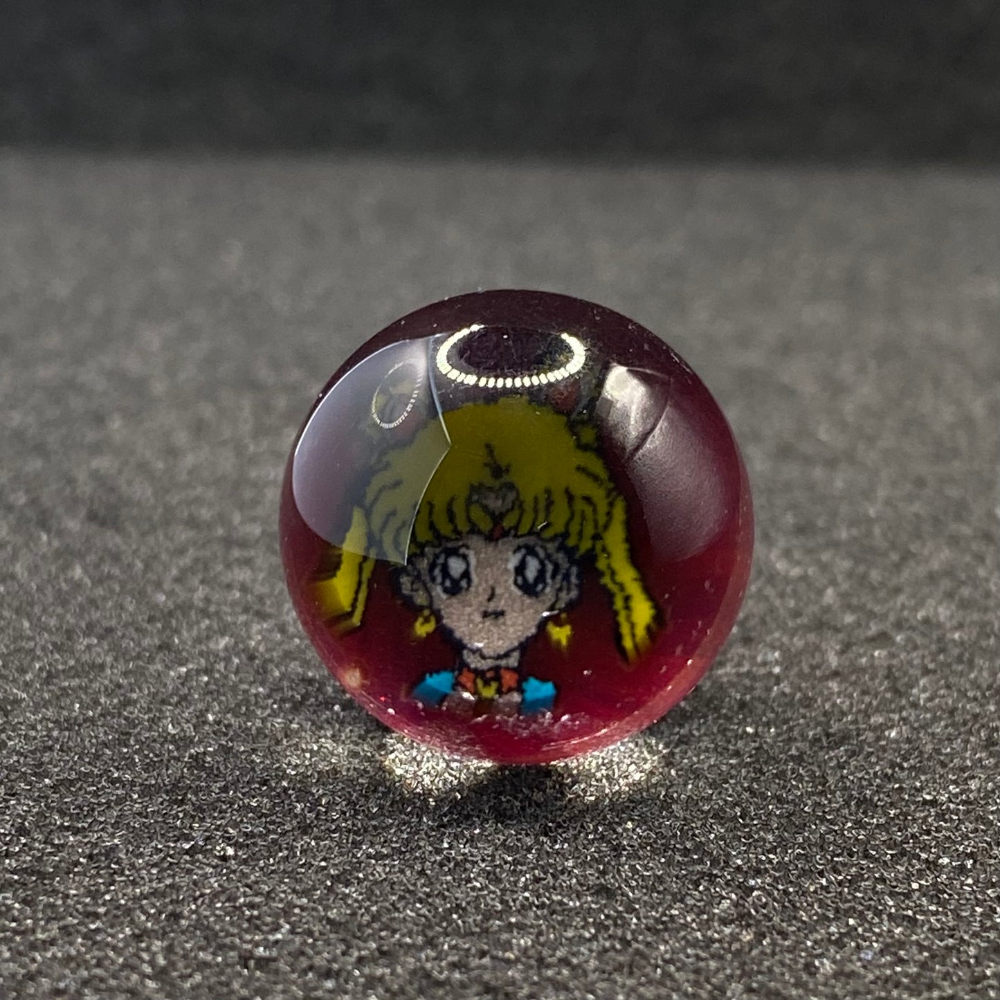 Keys Glass - Sailor Moon Usagi Tsukino Marble Top