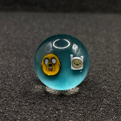 Keys Glass - Jake the Dog and Finn the Human Adventure Time Marble Top