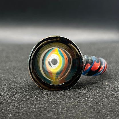 420 Glass - 14mm Single Hole Glass Bowl Slide