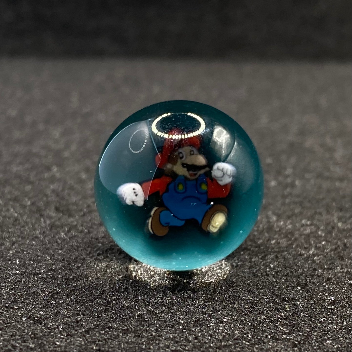 Keys Glass - Super Mario Marble Top