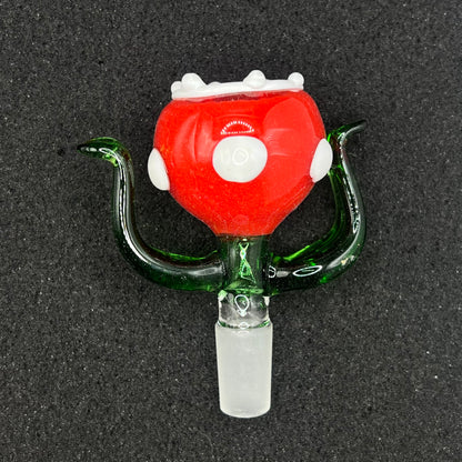 420 Glass - 14mm Single Hole Glass Bowl Slide