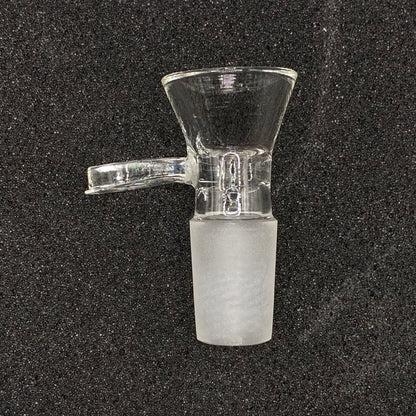 420 Glass - 18mm Single Hole Glass Bowl Slide