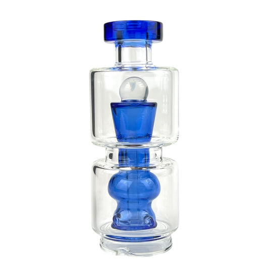 Blue Opal Mushroom Attachment for Puffco Peak