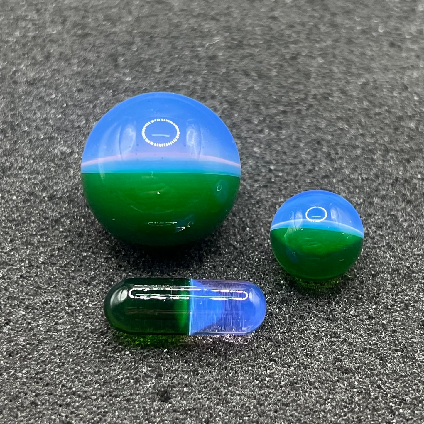 Captain Tokez Dual Color Marble Set - Plantphibian / Lucid