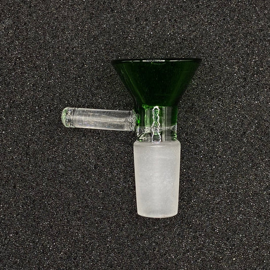 420 Glass - 14mm Green Glass Bowl Slide