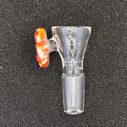 904 Pizza Boy - 14mm Pepperoni Pizza Slice Glass Bowl Slide