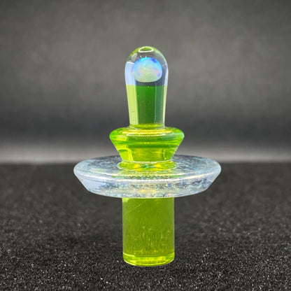 Fortunate Glass - Ion (UV) Crushed Opal Control Tower Plug Cap