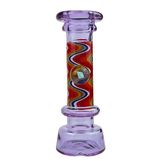 Purple CFL Wig Wag Dry Top Attachment for Puffco Peak