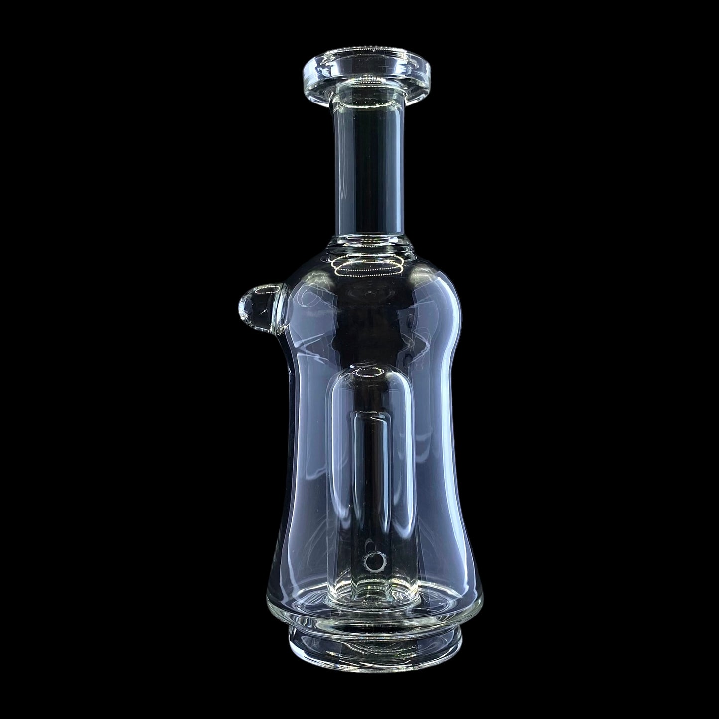 Clear / Grey Glass Bubbler Attachment for Puffco Peak