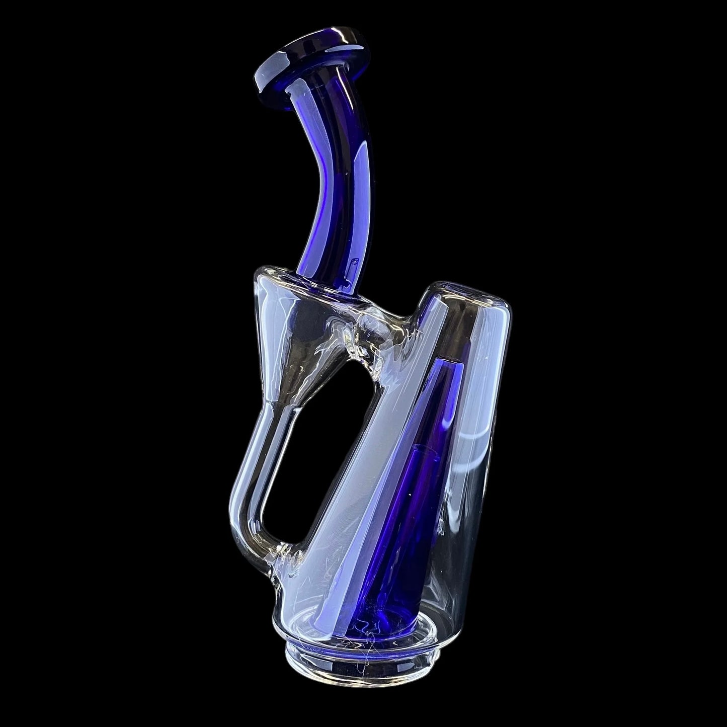 Cobalt Blue Recycler Attachment for Puffco Peak