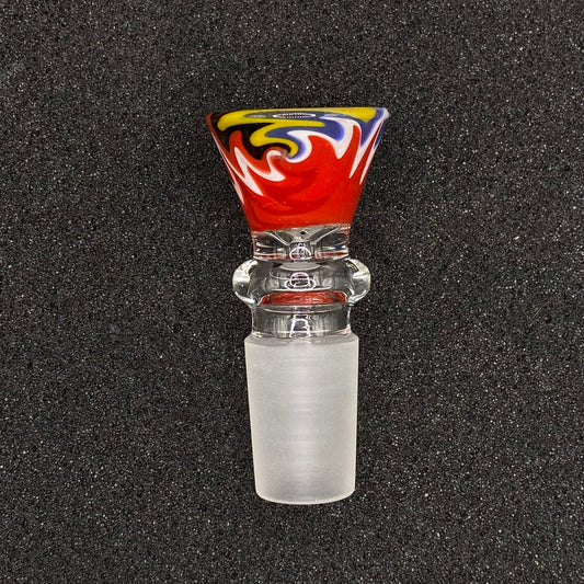 420 Glass - 18mm Single Hole Glass Bowl Slide