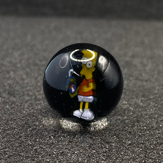 Keys Glass - Bart Simpson Marble Top