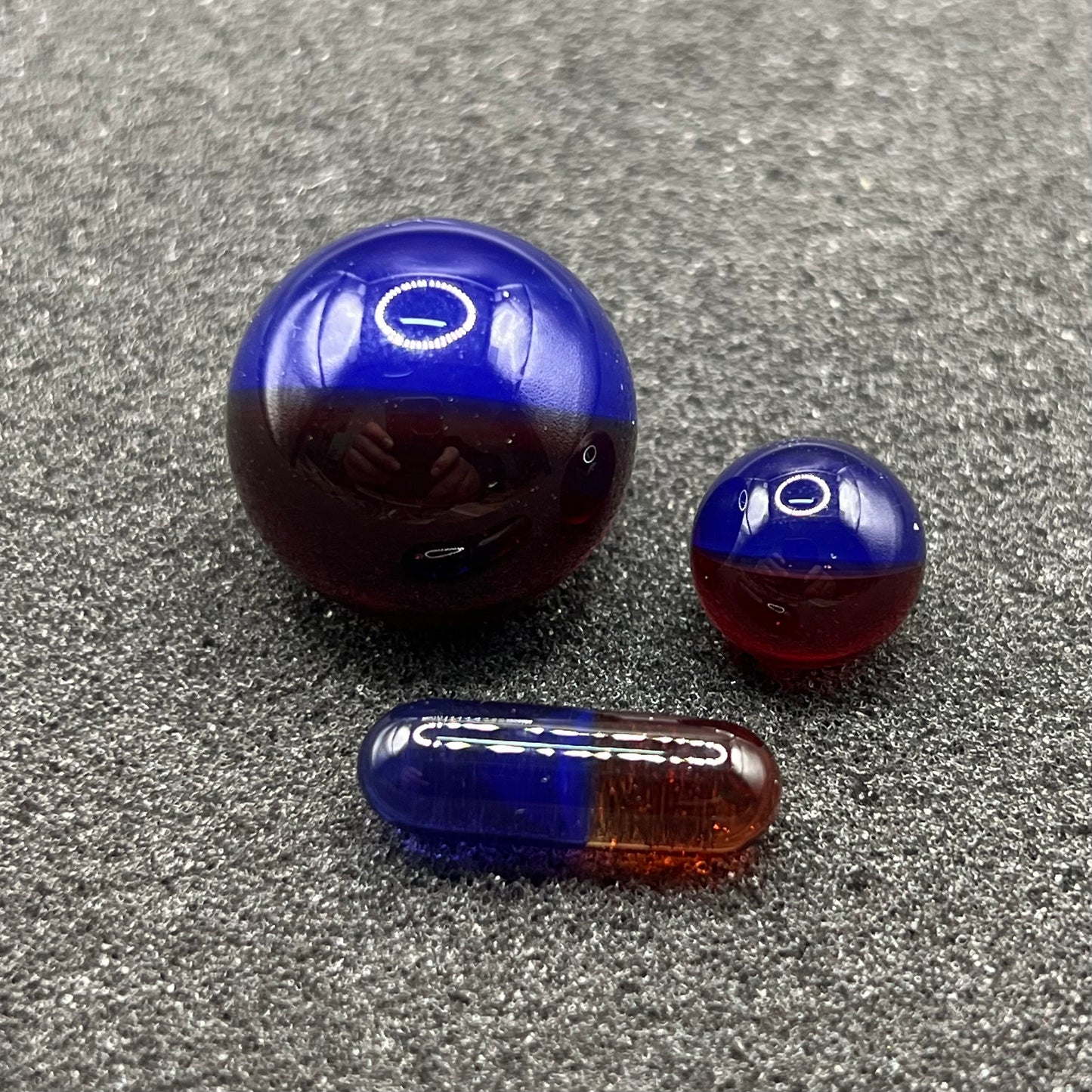 Captain Tokez Dual Color Marble Set - Empire / Ruby Slippers