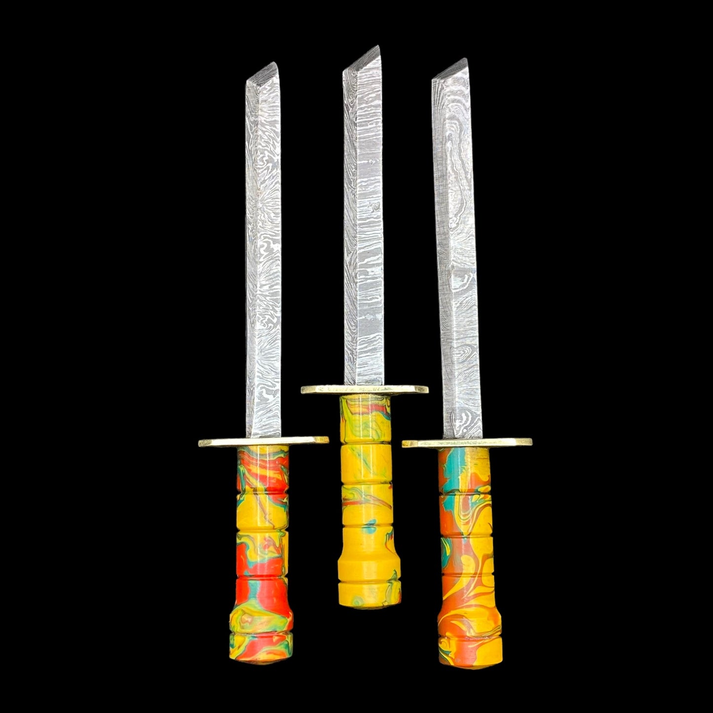 Damascus HK Knives - Damascus Steel Katana Dabber