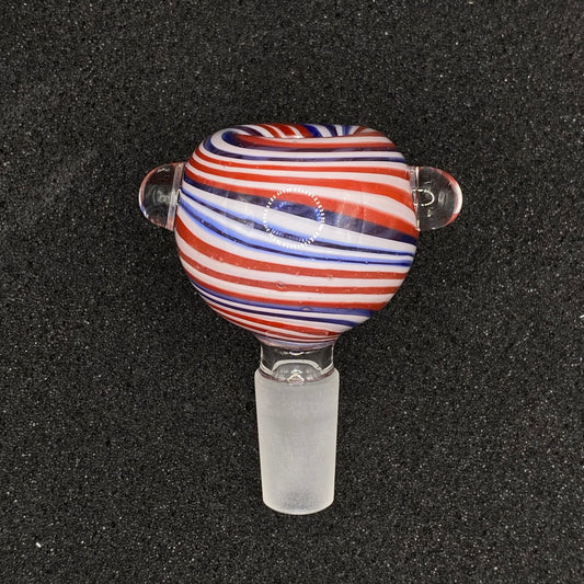 420 Glass - 14mm Single Hole Glass Bowl Slide