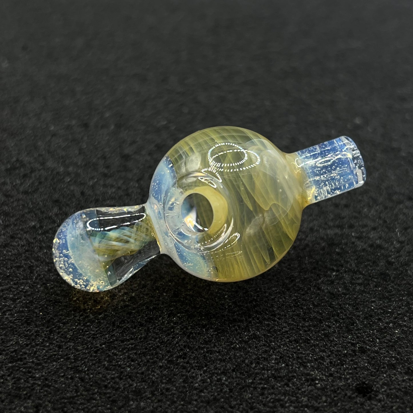 Dabfigalo - 25mm Fume w/ Ghost Accents Bubble Cap