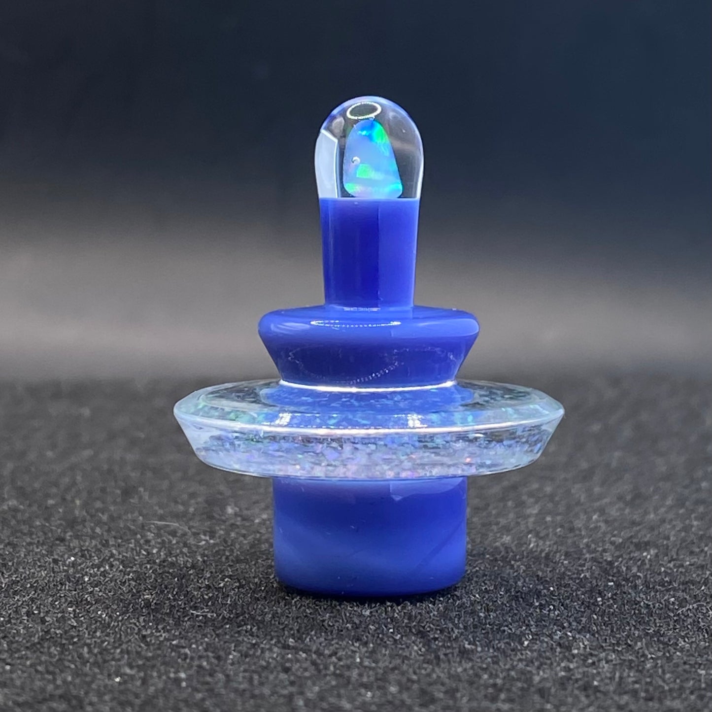 Fortunate Glass - Skyline Crushed Opal Slurper/Blender Plug Cap