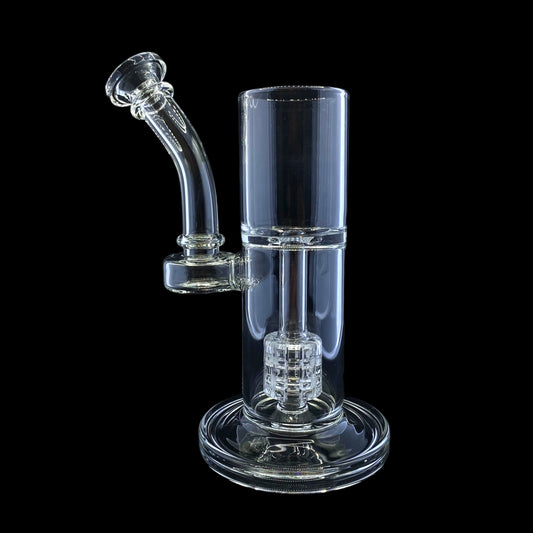 Clear Glass Matrix Perc Bubbler Attachment for Puffco Proxy