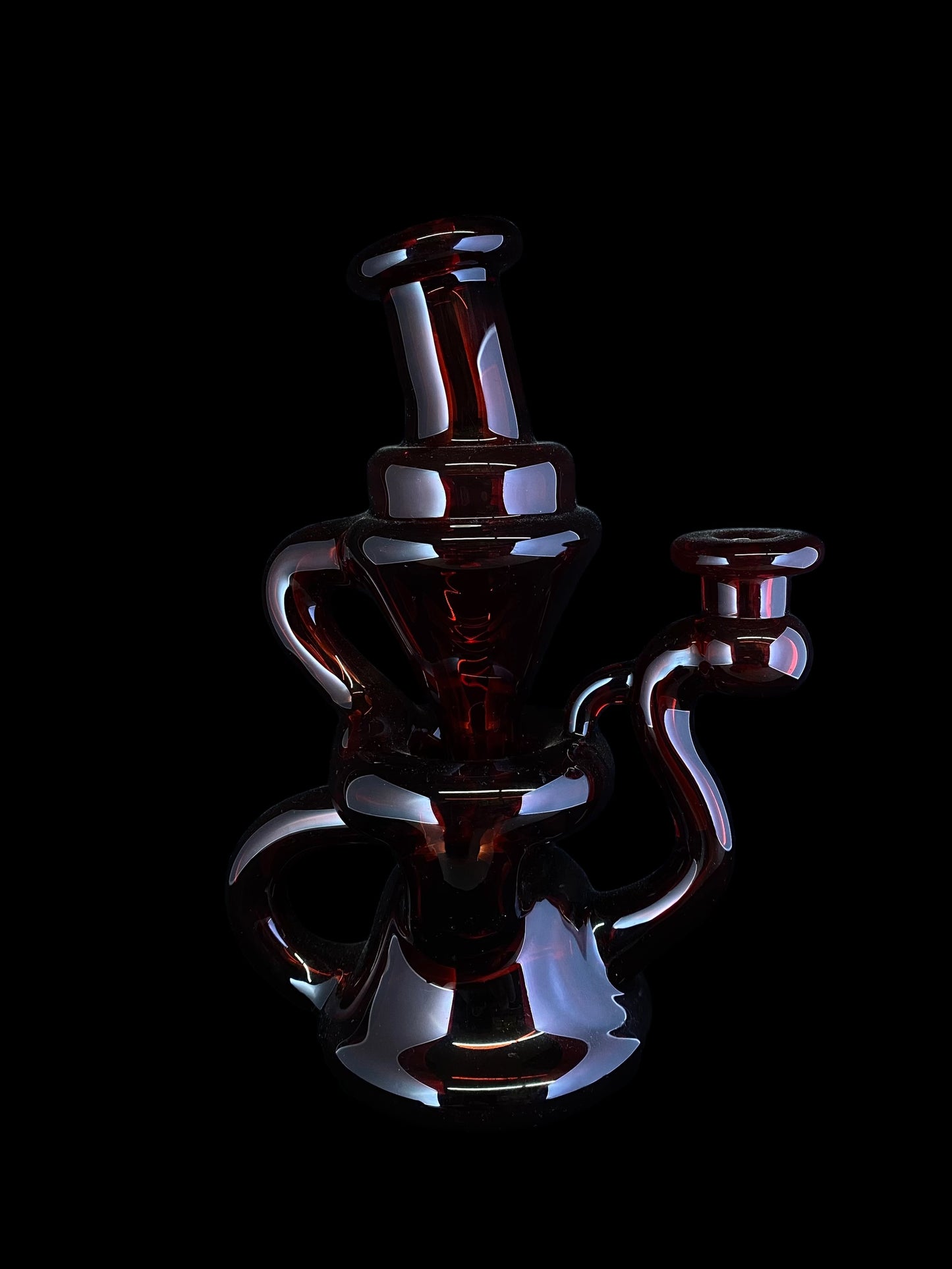 Pomegranate Single Saddle Recycler by Hunter S Glass