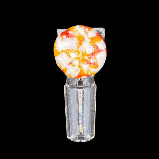 904 Pizza Boy - 14mm Cheese Pizza Slice Glass Bowl Slide