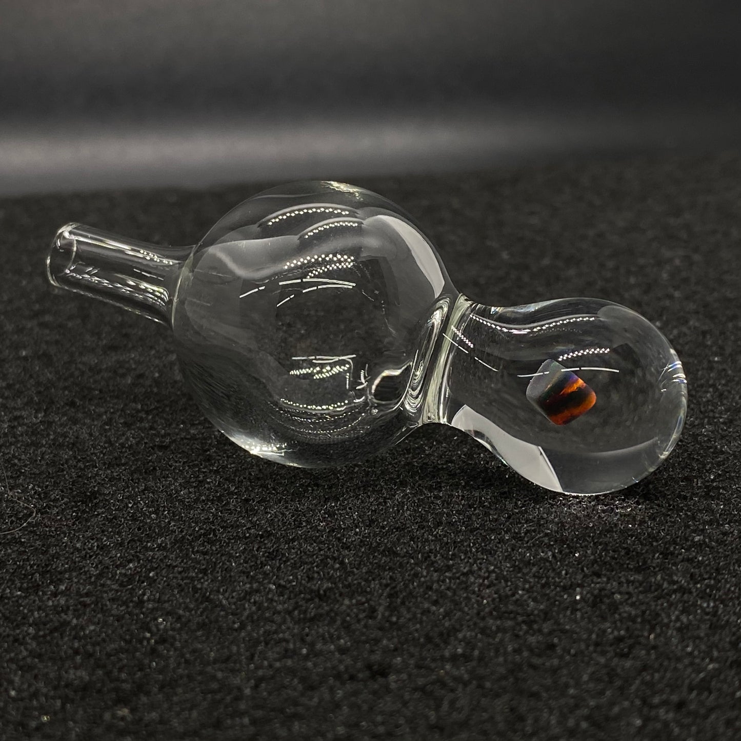 CPB Glass - Clear Black Opal Bubble Cap (25mm)